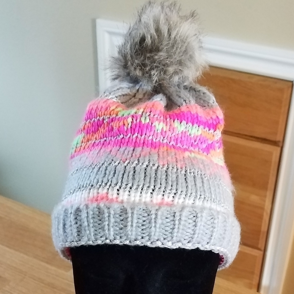 JOE Boxer Faux Fur Pom Pom Beanie